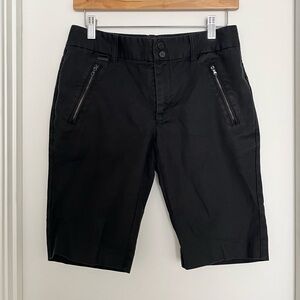 Ralph Lauren Golf Women's Shorts Bermuda Size 4 Black Cotton 10" Inseam Classic